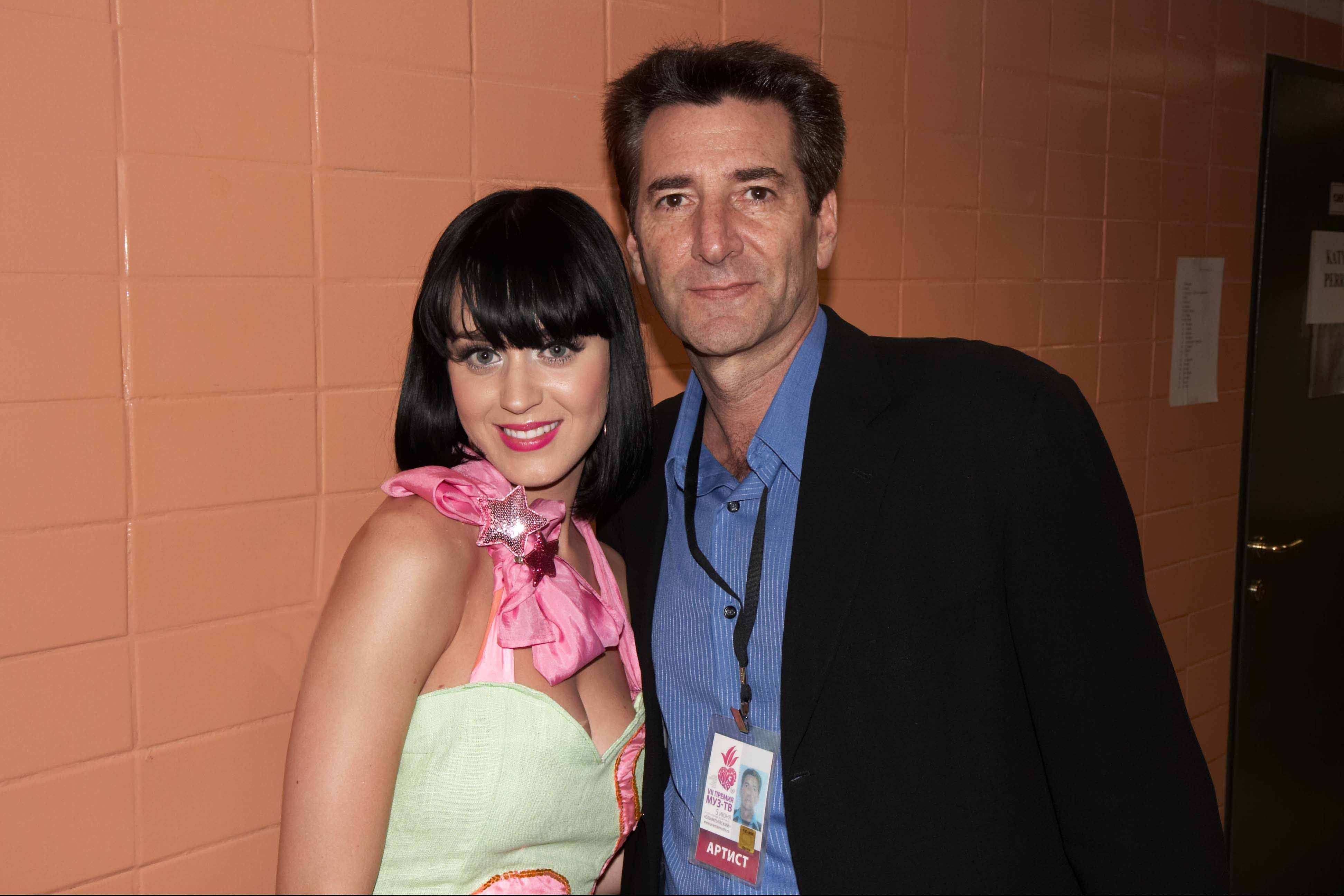 Bob Van Ronkel and Katy Perry in Moscow, 2009.