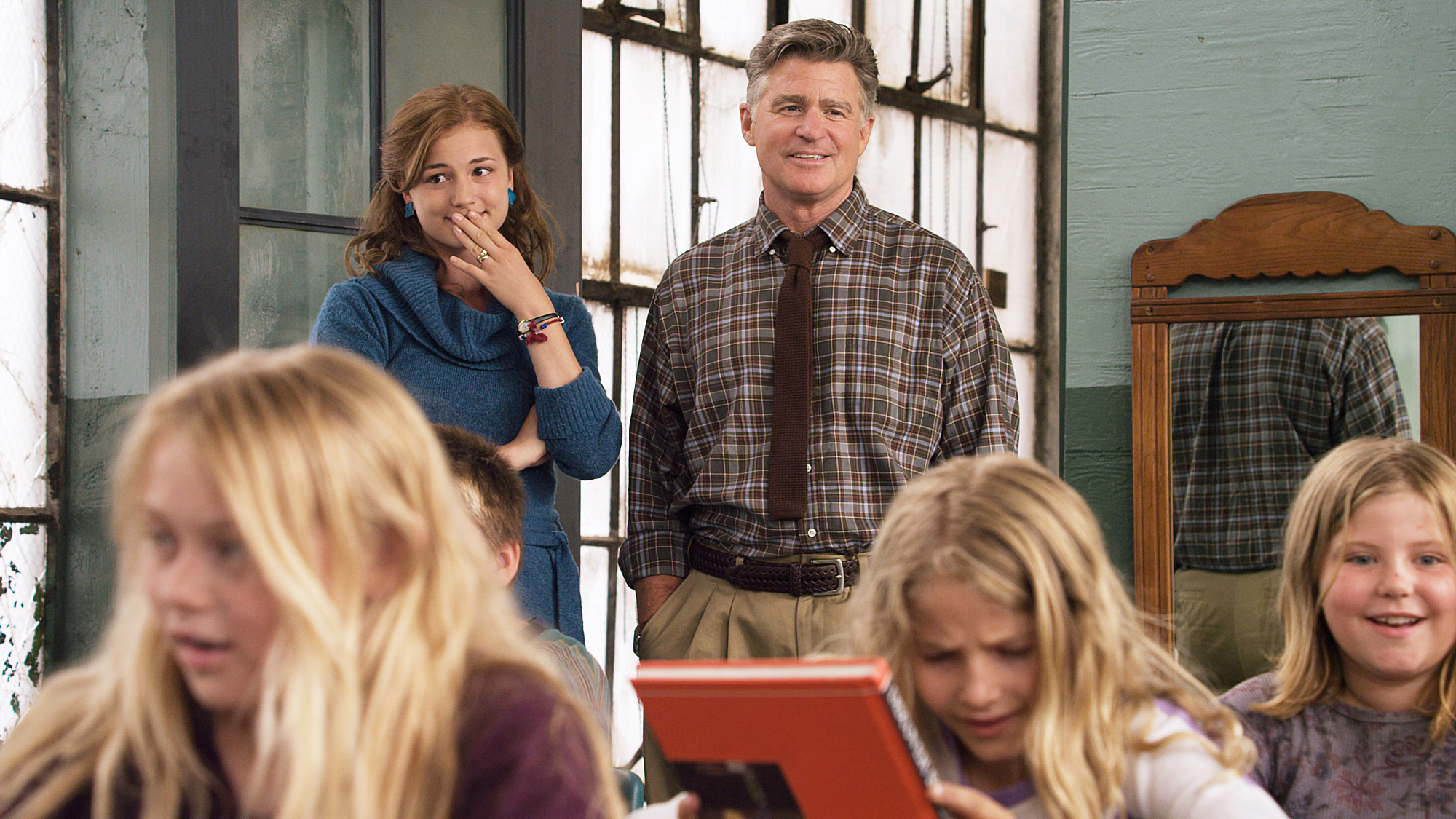 Still of Treat Williams and Emily VanCamp in Beyond the Blackboard (2011)
