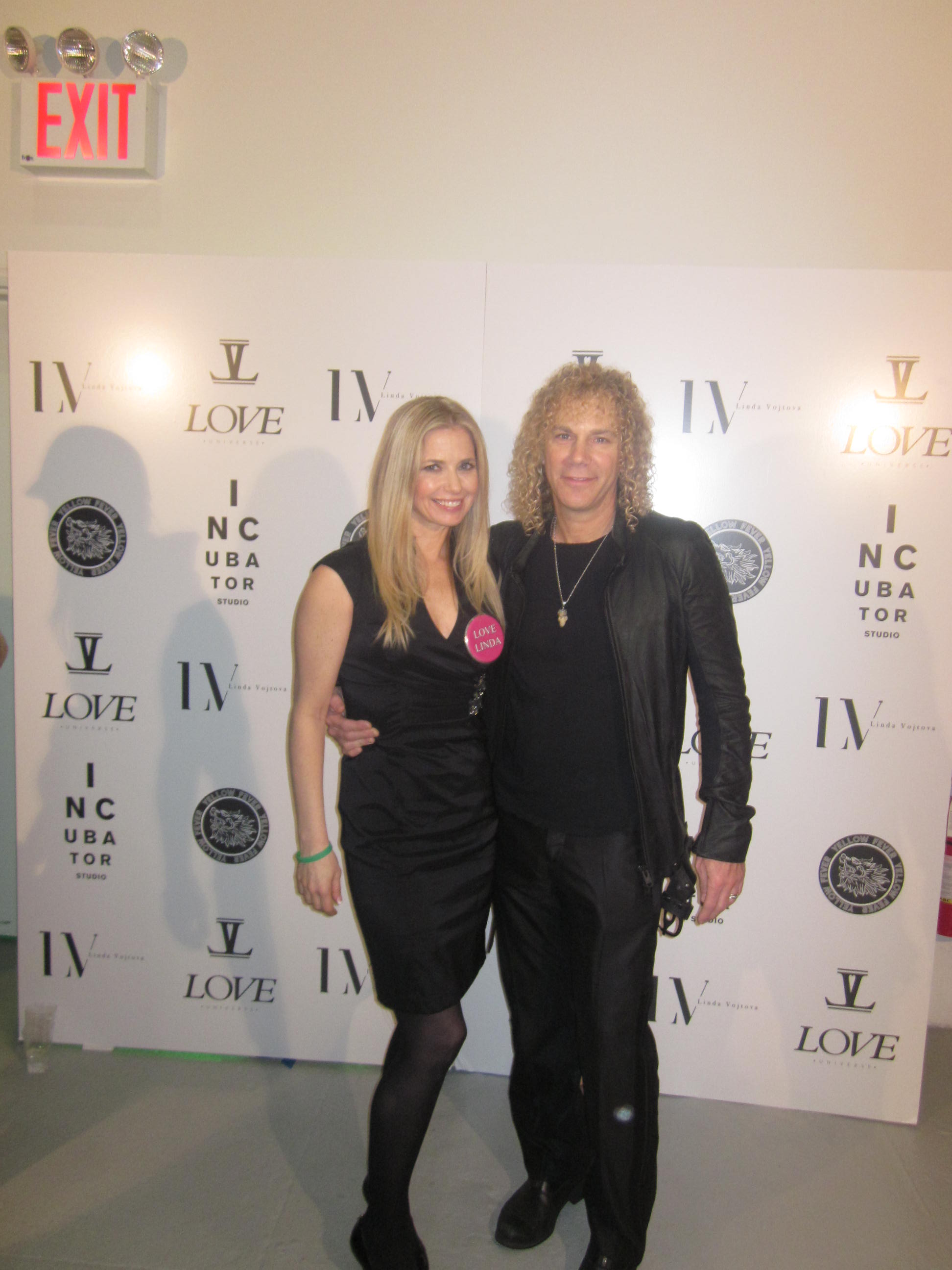 Love Linda 2011 Exhibition with David Bryan-Tony Award Winner for Memphis & Bon Jovi