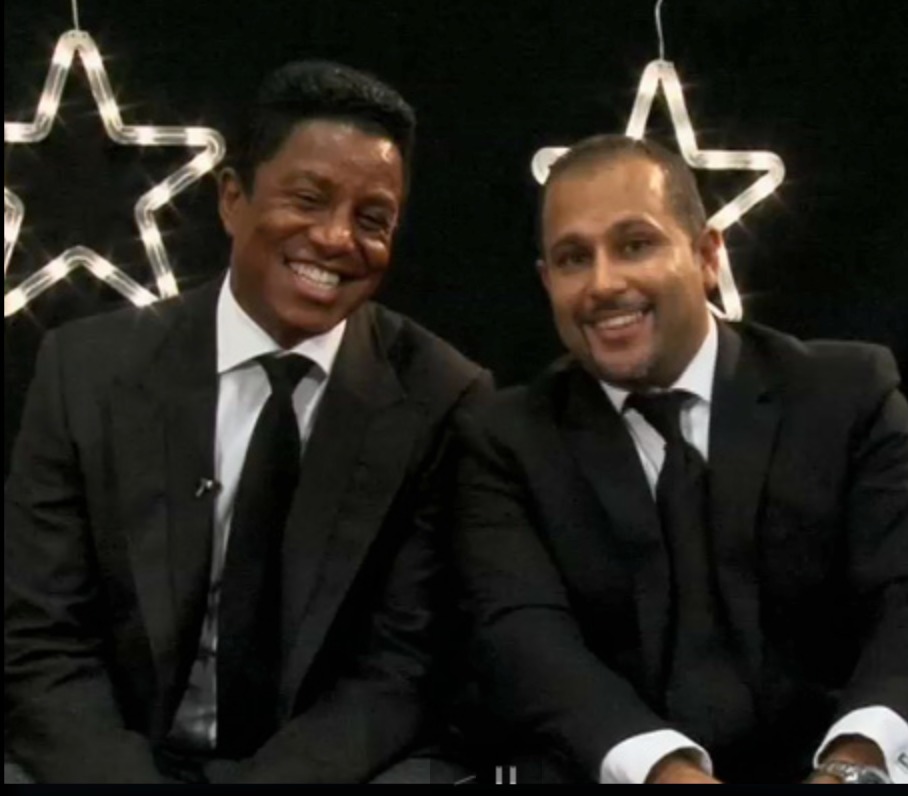 Host with guest Jermaine Jackson
