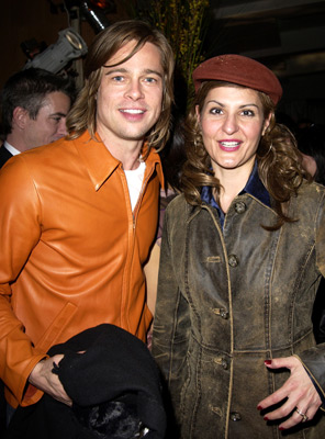 Brad Pitt and Nia Vardalos at event of About Schmidt (2002)