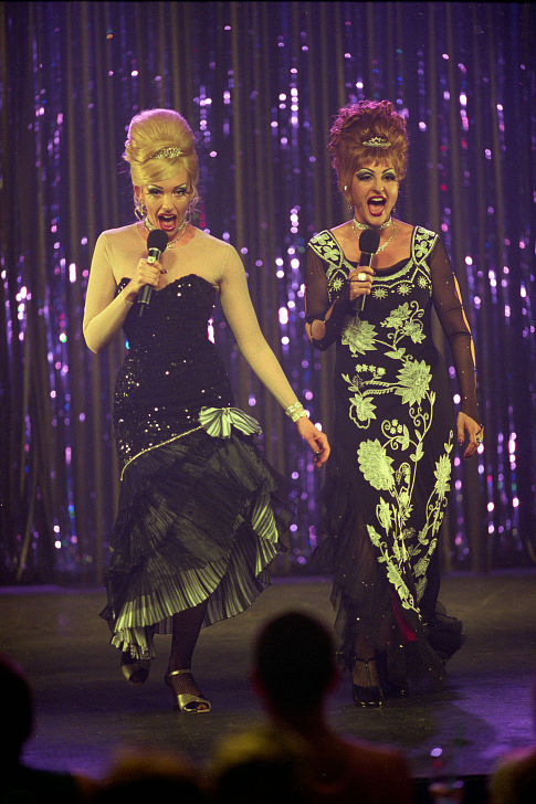 Still of Toni Collette and Nia Vardalos in Connie and Carla (2004)