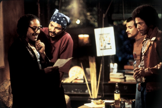 Still of Giancarlo Esposito, Benjamin Bratt, Panchito Gomez and Nelson Vasquez in PINERO