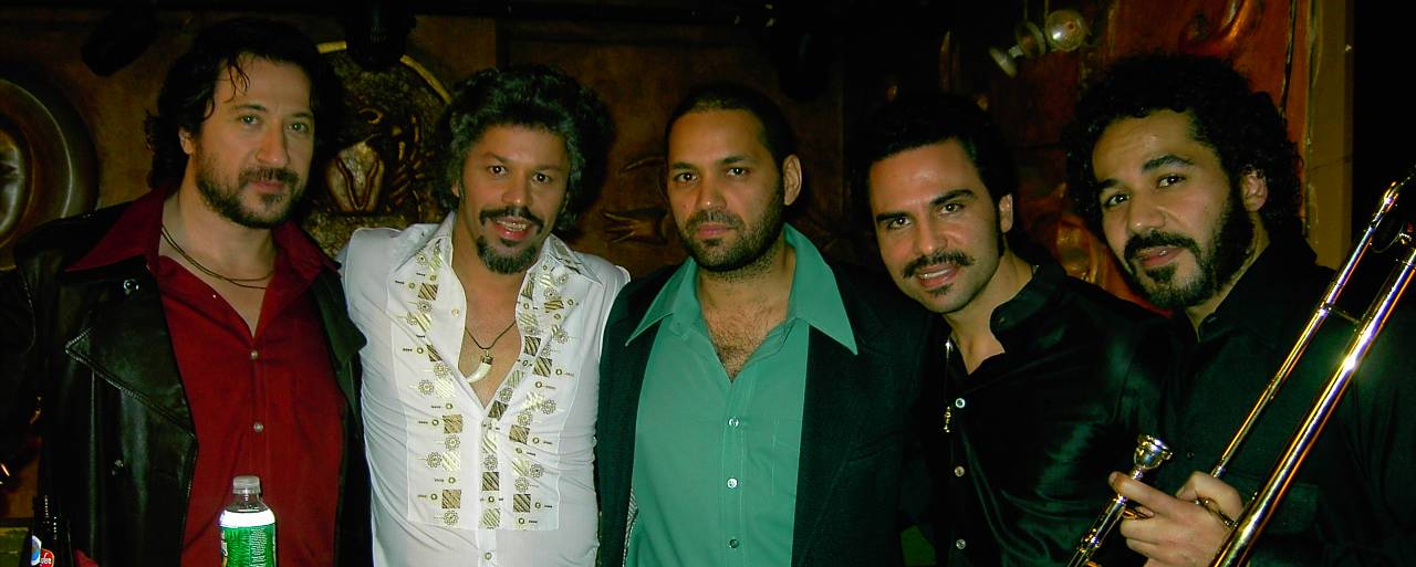 Still of Federico Castelluccio, Nelson Vasquez, Vincent Laresca, Manny Perez and John Ortiz the actors from EL CANTANTE