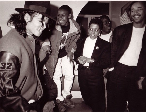 Michael Jackson & Jesse Vaughan - at the Capital Children's Museum - Washington, DC