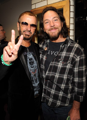 Ringo Starr and Eddie Vedder