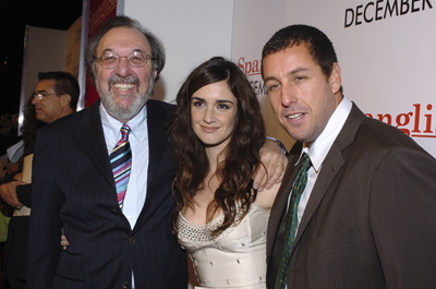 James L. Brooks, Adam Sandler and Paz Vega at event of Spanglish (2004)