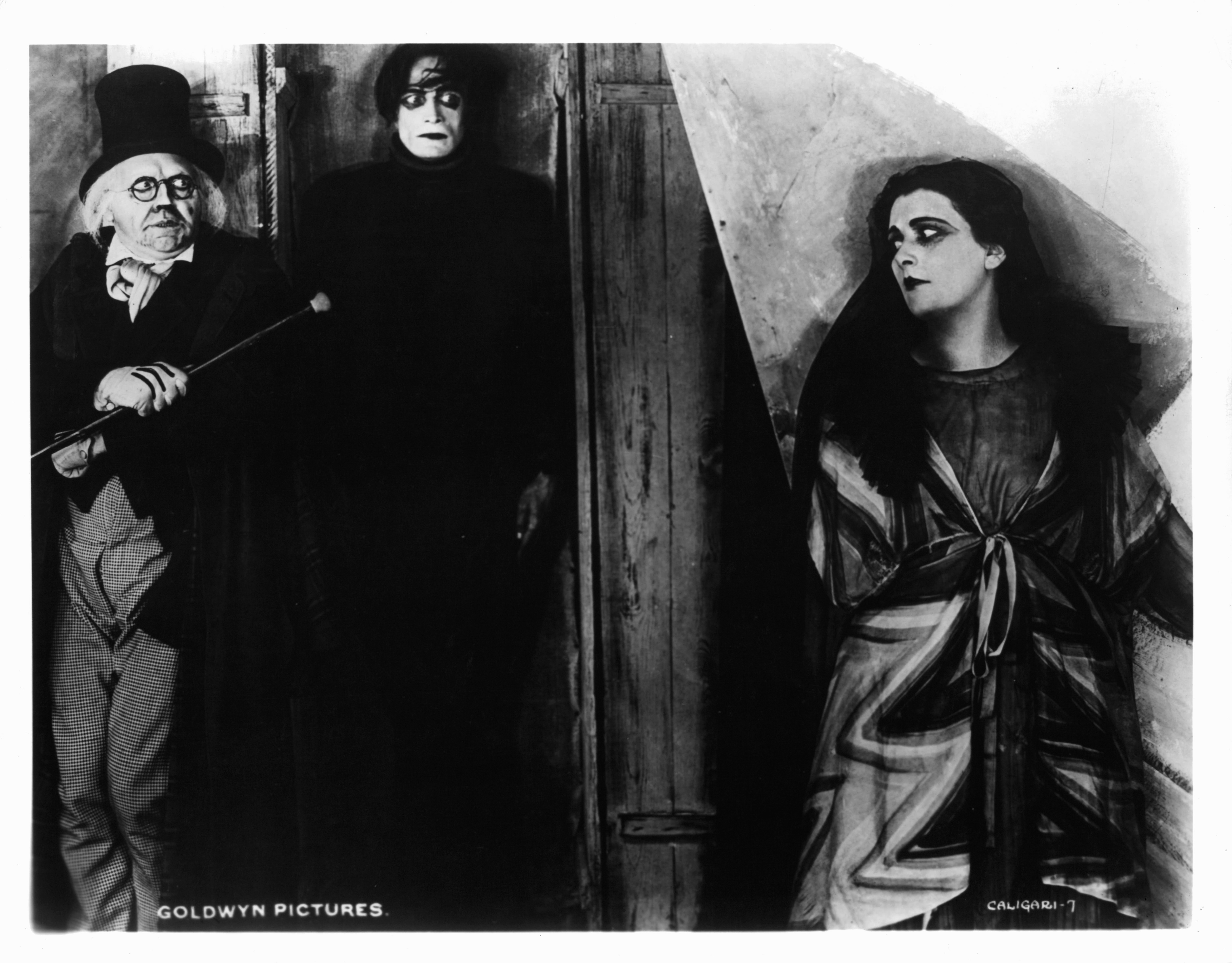 Still of Lil Dagover, Werner Krauss and Conrad Veidt in Das Cabinet des Dr. Caligari (1920)