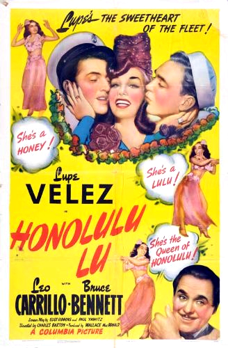 Bruce Bennett, Leo Carrillo, Forrest Tucker and Lupe Velez in Honolulu Lu (1941)