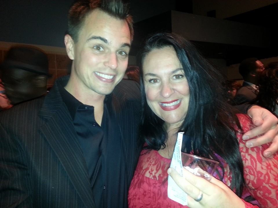 Having more fun with fellow cast member and nominee Darrin Brooks at the ISA's.