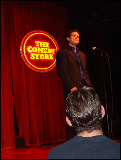 Performing at The Comedy Store on the Main Stage
