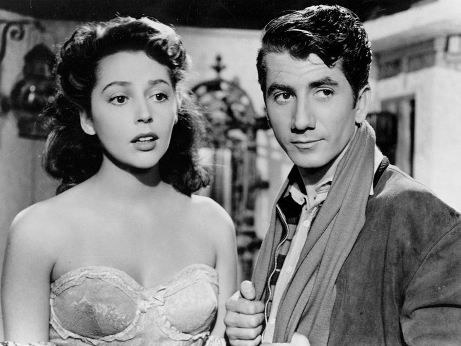 Still of Daniel Gélin and Anne Vernon in Édouard et Caroline (1951)