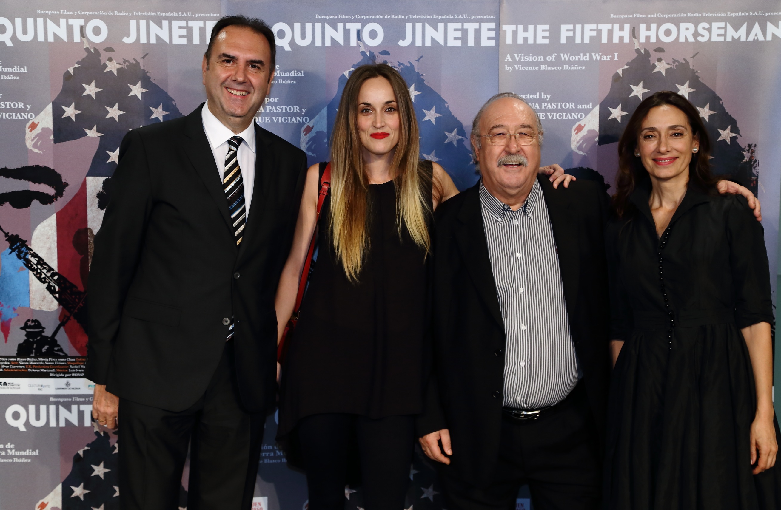 Enrique Viciano, Mireia Pérez, Juli Mira y Rosana Pastor, premiere The Fifth Horseman