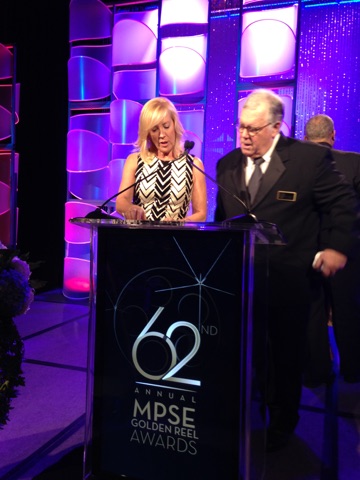 Presenting Award at the 2015 MPSE Awards