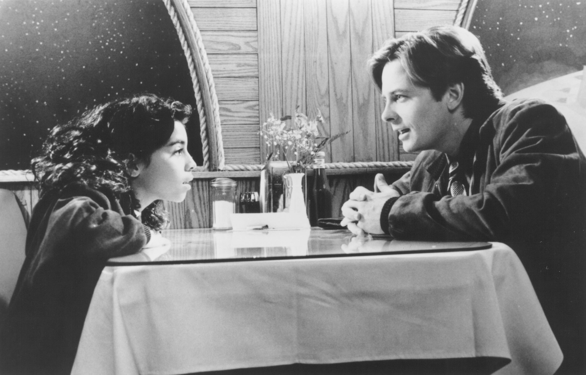 Still of Michael J. Fox and Christina Vidal in Life with Mikey (1993)