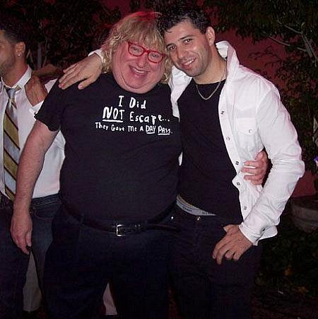 Evgeny Afineevsky and Bruce Vilanch at the LA premiere of HAIRSPRAY musical.