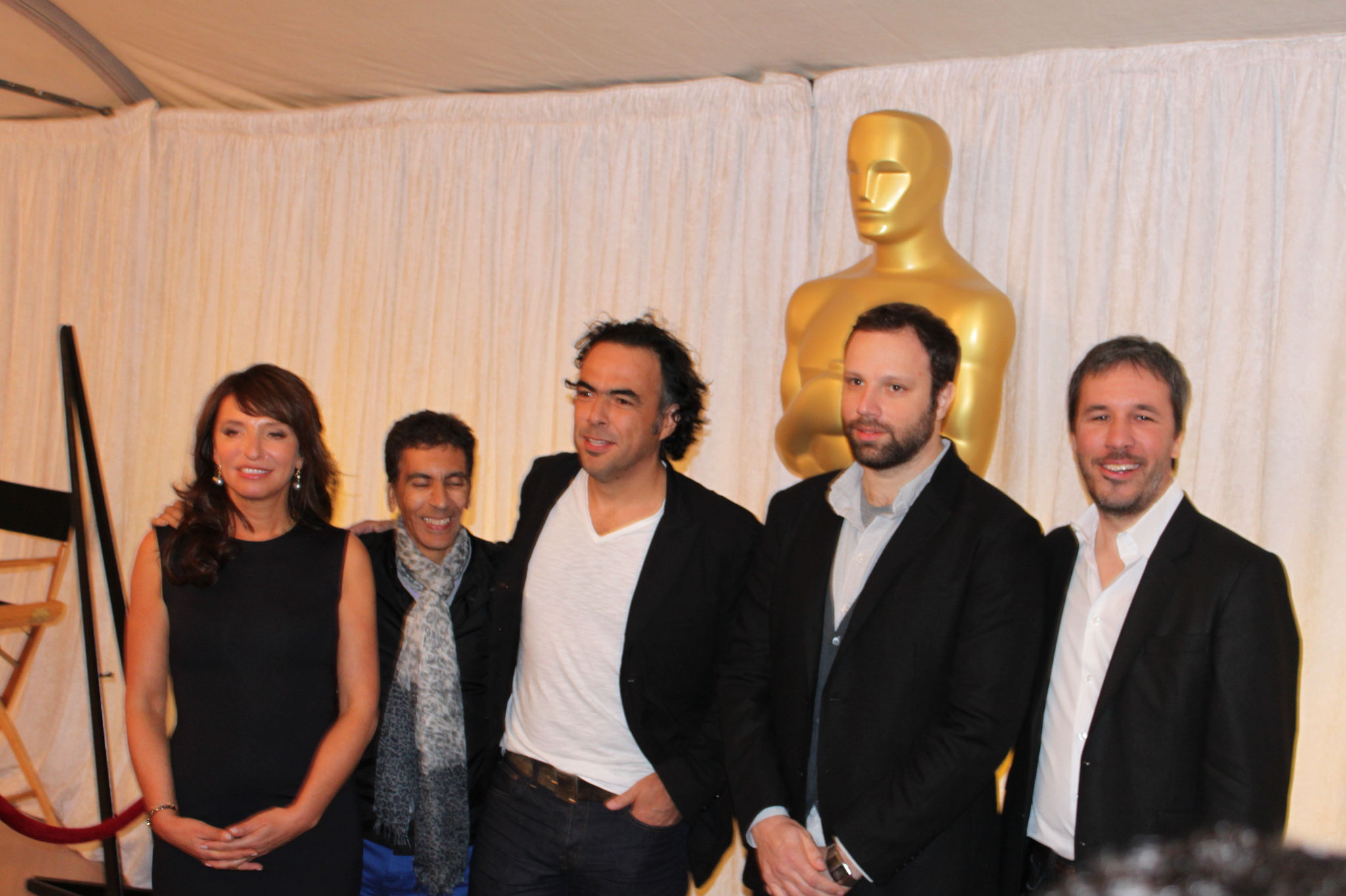 Susanne Bier, Rachid Bouchareb, Alejandro González Iñárritu, Yorgos Lanthimos and Denis Villeneuve