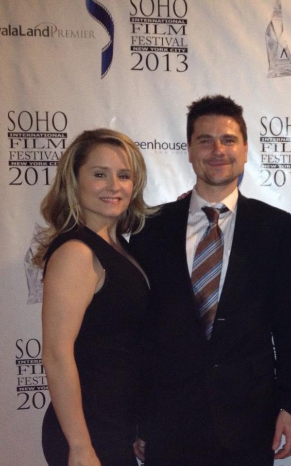 Brian Vincent Kelly and wife Heather Spore Kelly (WICKED - Broadway). Brian had two movies in the SoHo Film fest 2013