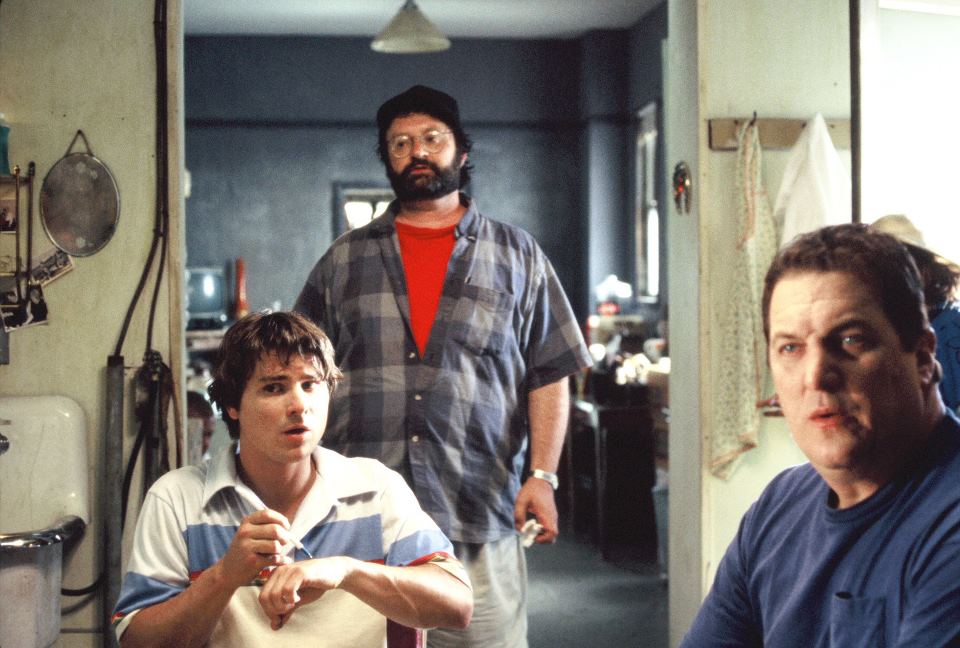 Brian Vincent Kelly as Pinky with Mike Starr and director John Gallagher in 