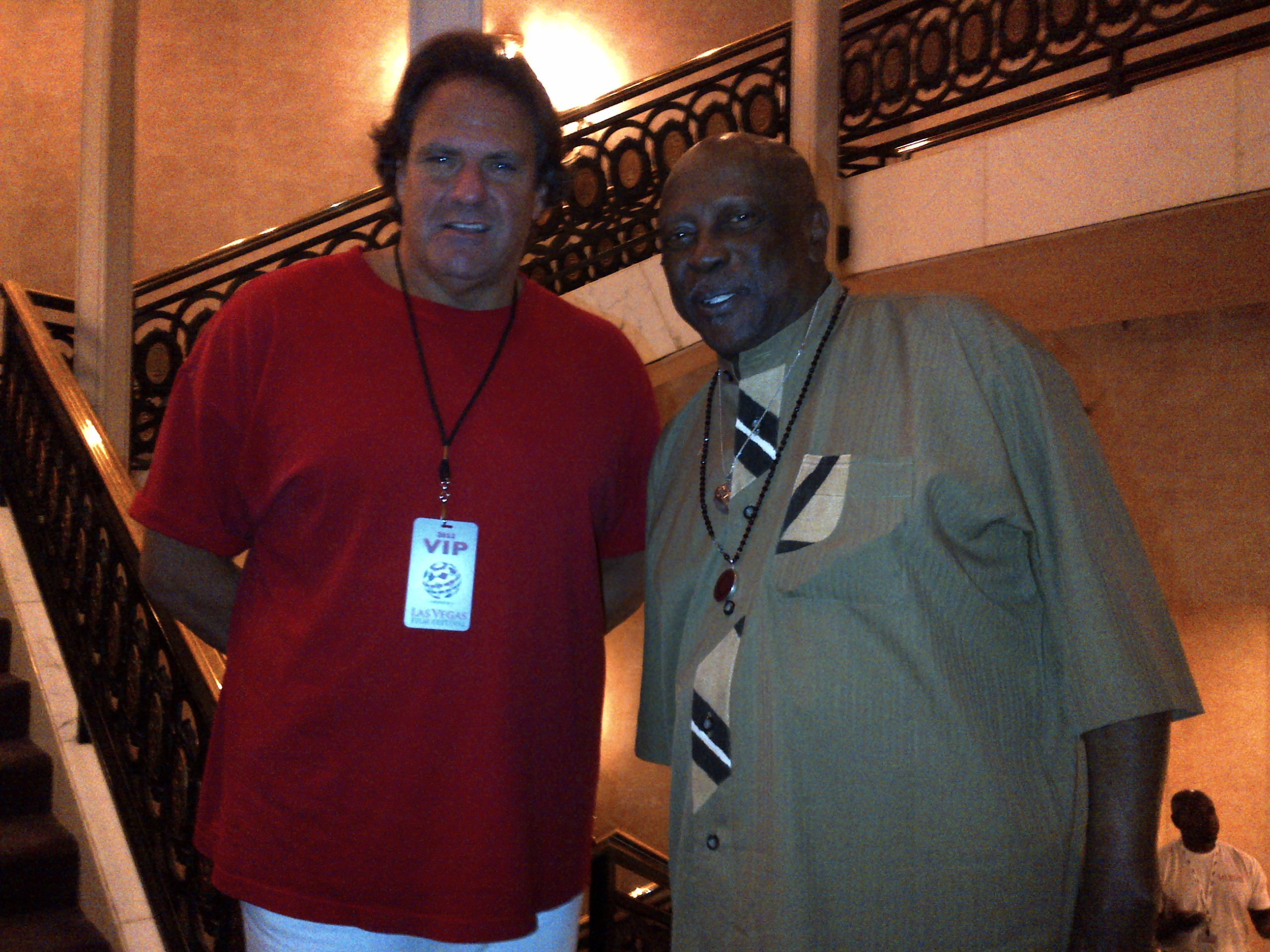 Craig Vincent & Louis Gossett Jr at the Las Vegas Film Festival (2012)