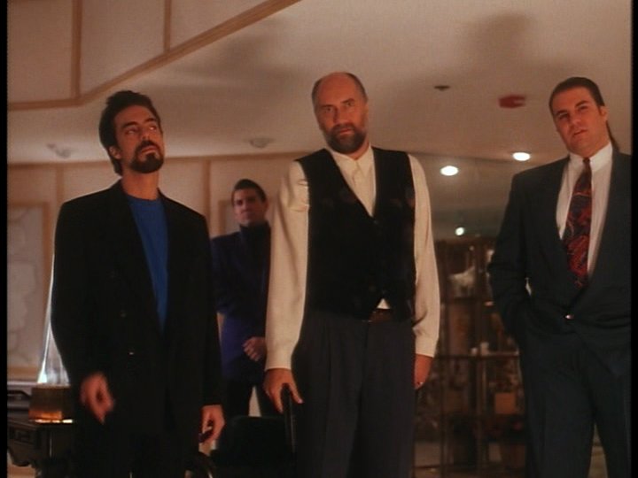 Still of Titus Welliver, Fred Doumani Jr., Mick Fleetwood & Craig Vincent - ZERO TOLERANCE (1994)