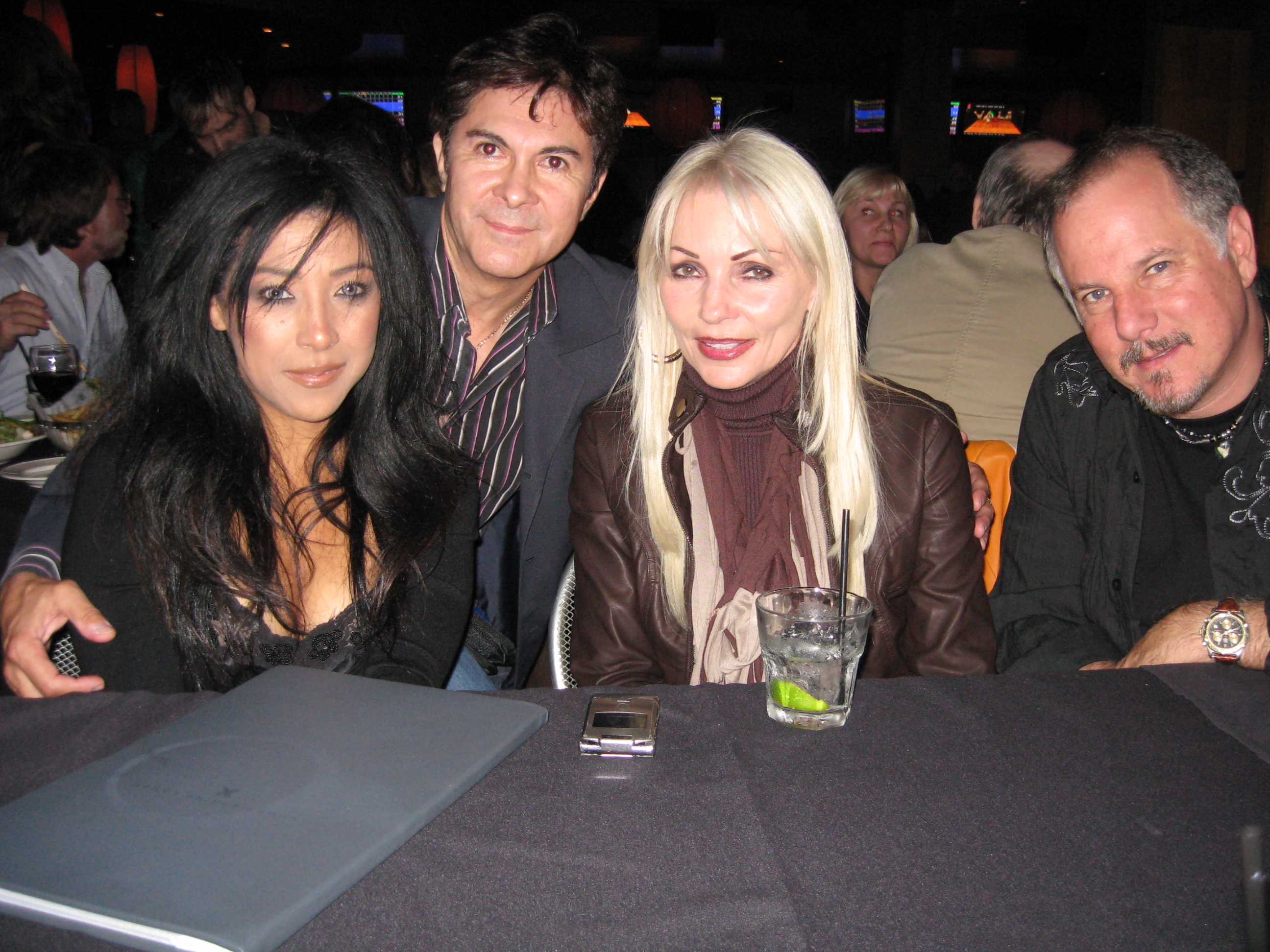 Ron Vitalia with Cindy,Alex and Chris Dellorco at the Dennis Quaid and the Sharks 
