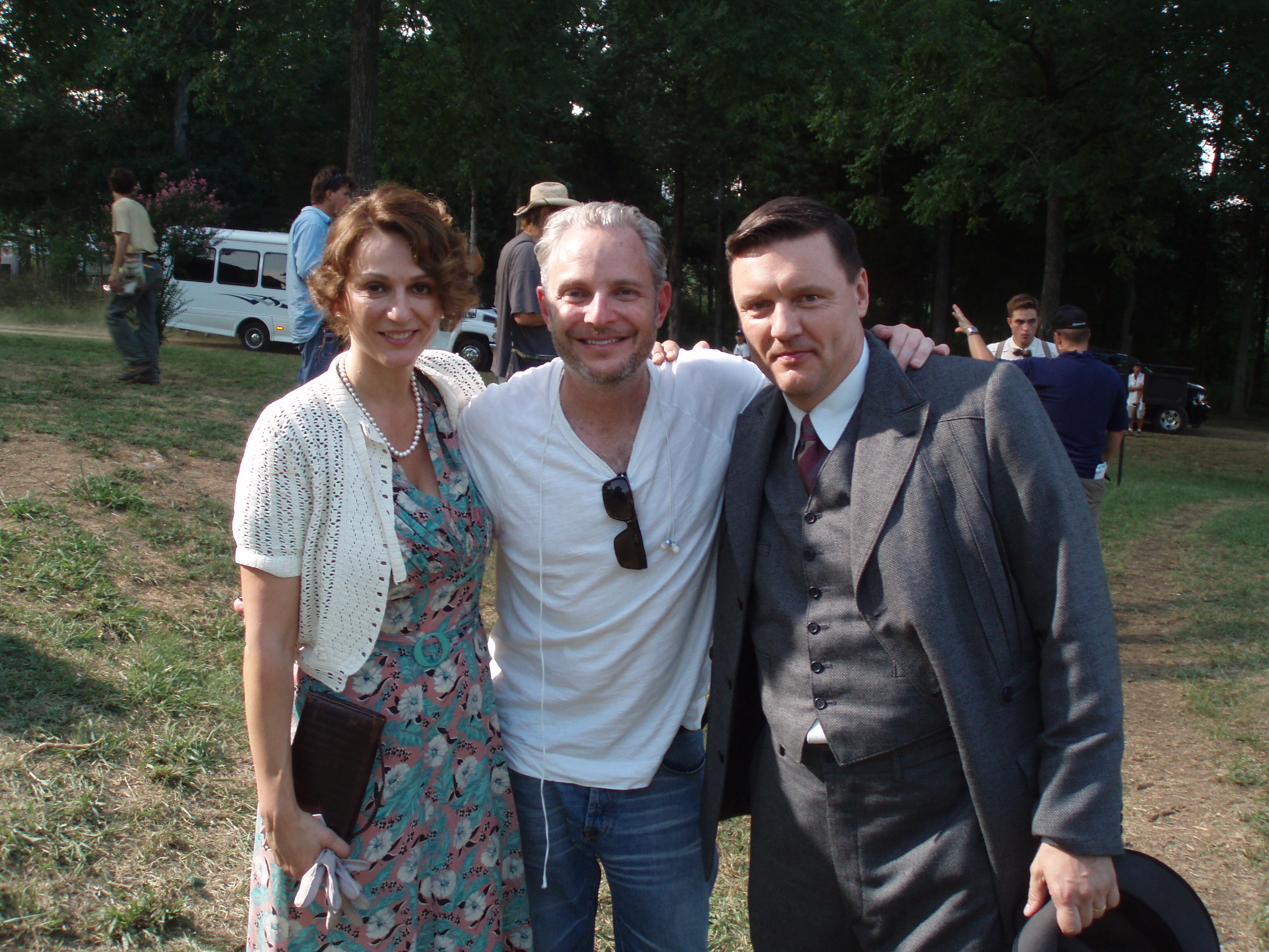 With Francis Lawrence on the set of 
