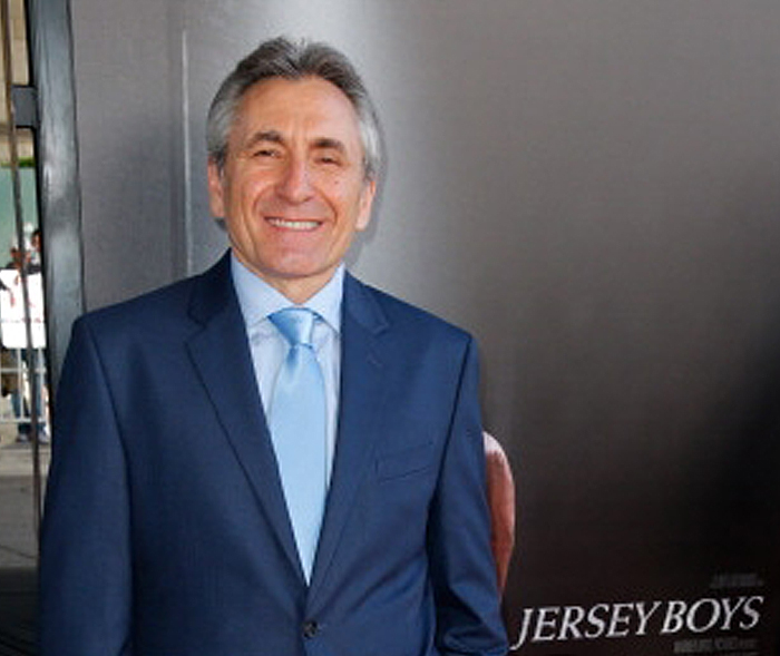 Lou Volpe on red carpet for the Jersey Boys movie premiere at the 2014 Los Angeles Film Festival.