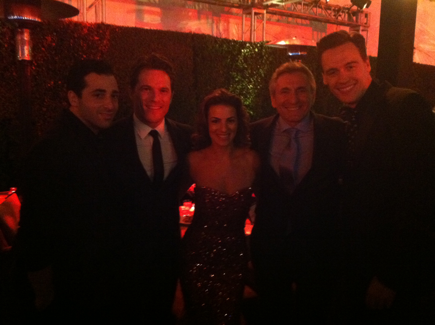 Eric Bergen, Lou Volpe, Renee Marino, Mike Doyle & Johnny Connizzaro at the Jersey Boys movie premiere after party.