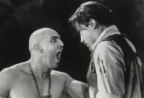 Still of Brendan Fraser and Arnold Vosloo in The Mummy (1999)