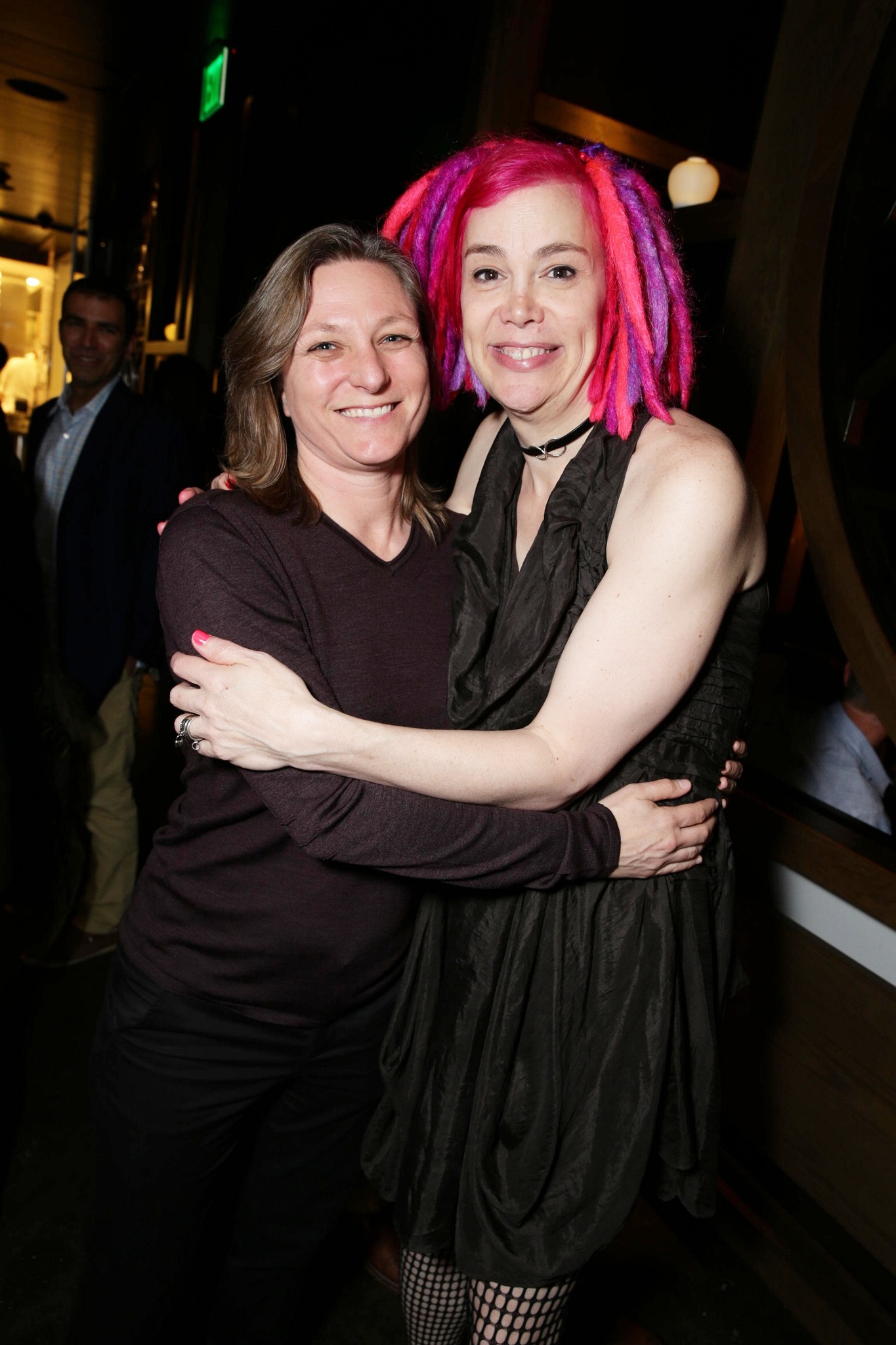 Lana Wachowski and Cindy Holland at event of Sense8 (2015)