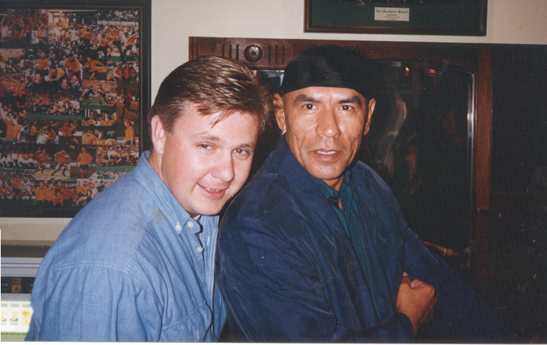 with Wes Studi on 