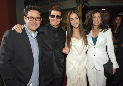Tom Cruise, J.J. Abrams, Maggie Q and Paula Wagner at event of Mission: Impossible III (2006)