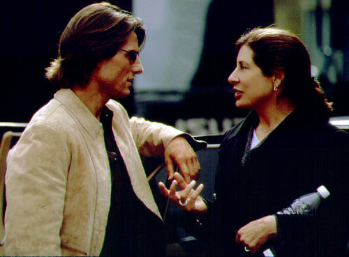 Producer/Star Tom Cruise with co-producer Paula Wagner (of Cruise-Wagner productions)