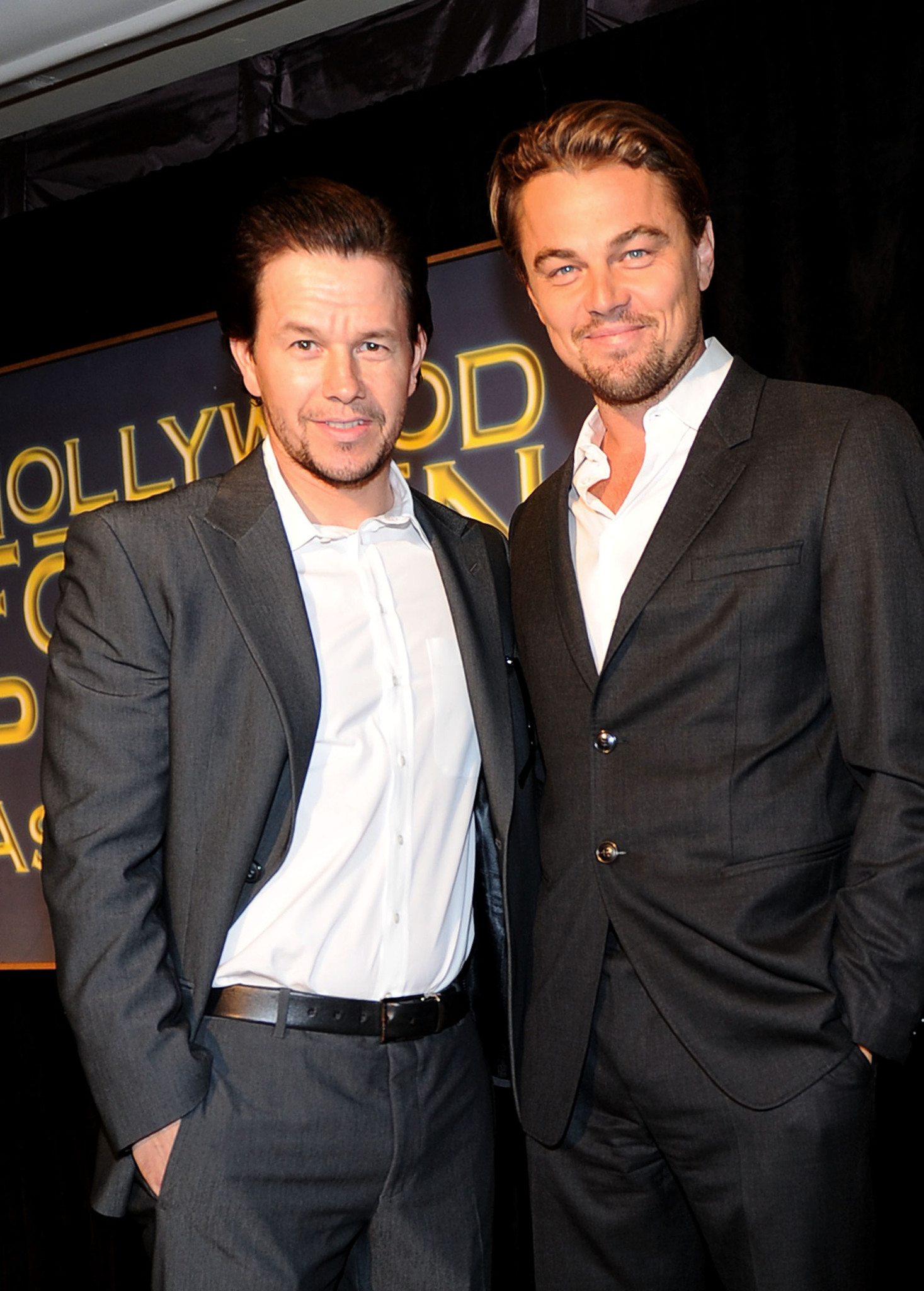 Leonardo DiCaprio and Mark Wahlberg