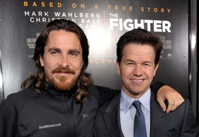 Mark Wahlberg and Christian Bale at event of Kovotojas (2010)