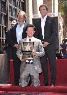 Mark Wahlberg, Will Ferrell and Lorenzo di Bonaventura