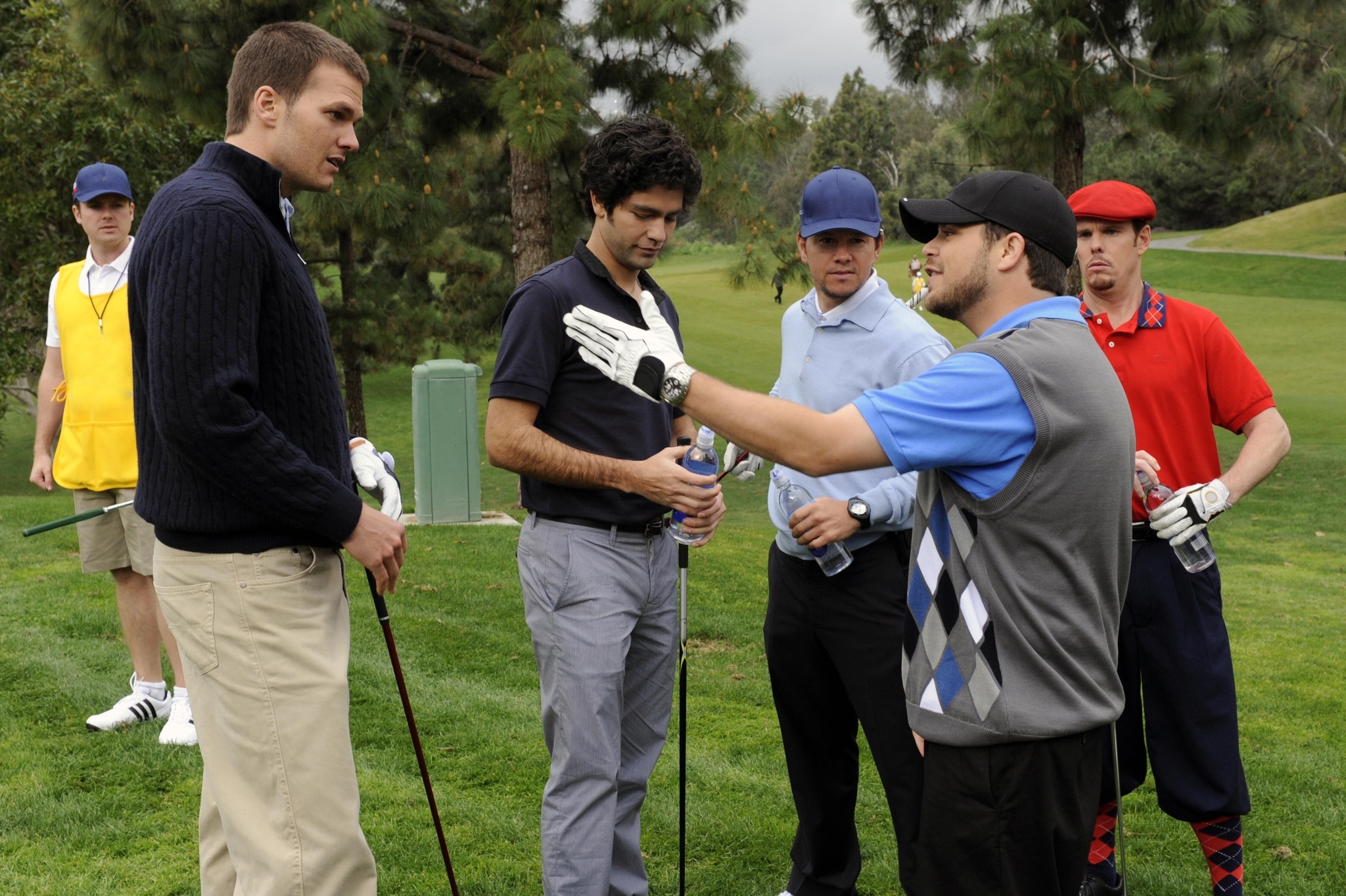 Still of Mark Wahlberg, Kevin Dillon, Adrian Grenier and Jerry Ferrara in Entourage (2004)