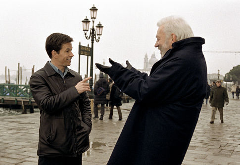 Still of Mark Wahlberg and Donald Sutherland in The Italian Job (2003)