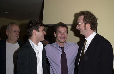 Mark Wahlberg, Joaquin Phoenix and James Gray