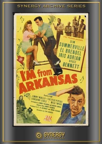 Iris Adrian, Bruce Bennett, Slim Summerville and Jimmy Wakely in I'm from Arkansas (1944)
