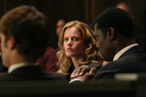 Still of Eamonn Walker and Rebecca Mader in Justice (2006)