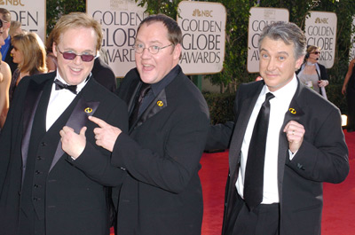 John Lasseter, Brad Bird and John Walker