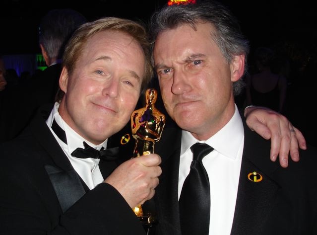 Producer John Walker with Director Brad Bird