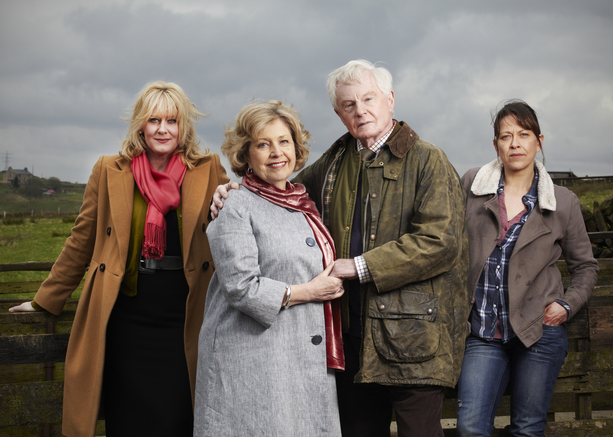 Still of Derek Jacobi, Sarah Lancashire, Anne Reid and Nicola Walker in Last Tango in Halifax (2012)