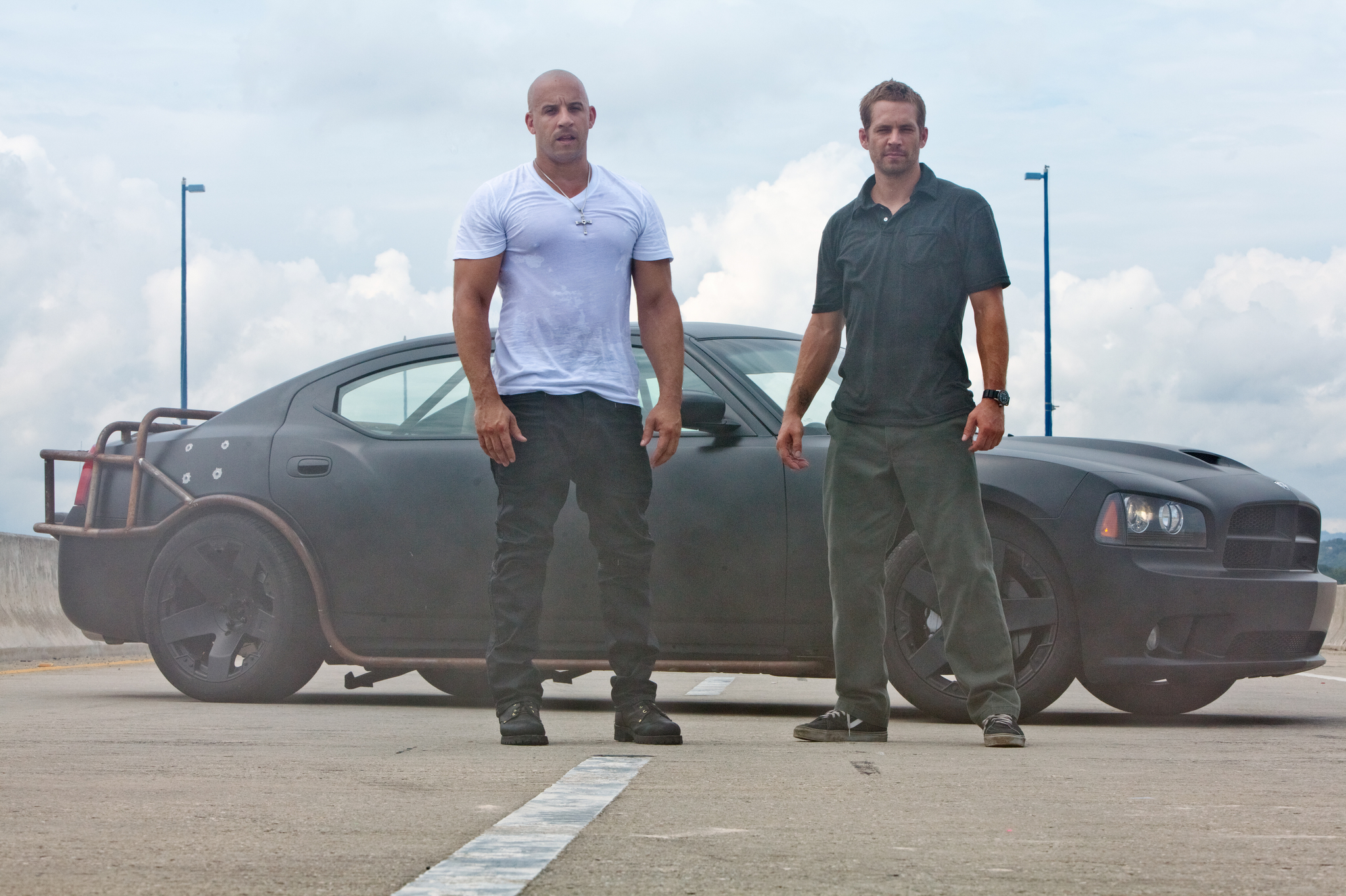 Still of Vin Diesel and Paul Walker in Greiti ir isiute 5 (2011)