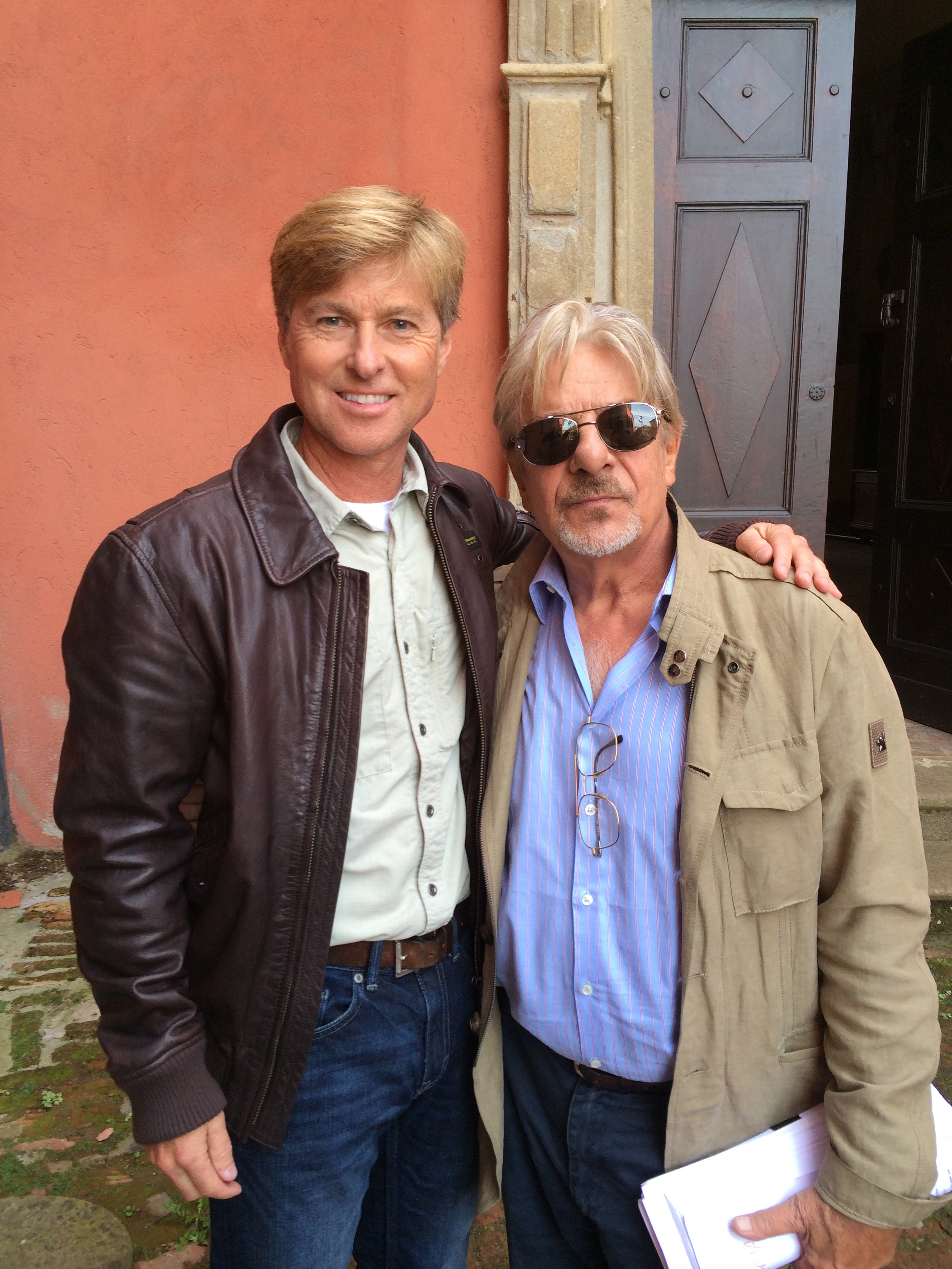 David Wall and Giancarlo Giannini on Shades of Truth set