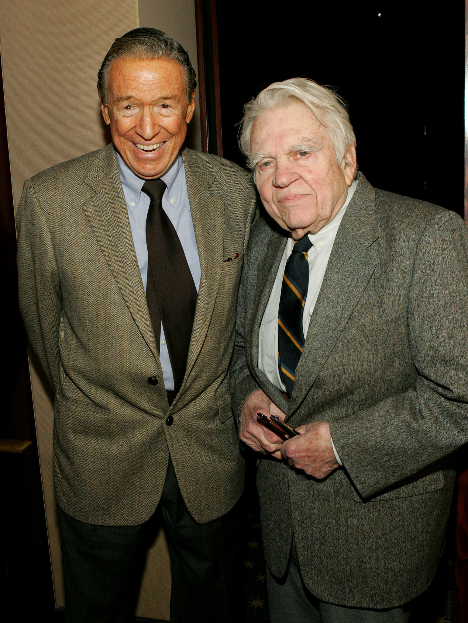 Mike Wallace and Andy Rooney