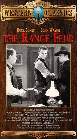 John Wayne, Buck Jones and Will Walling in The Range Feud (1931)