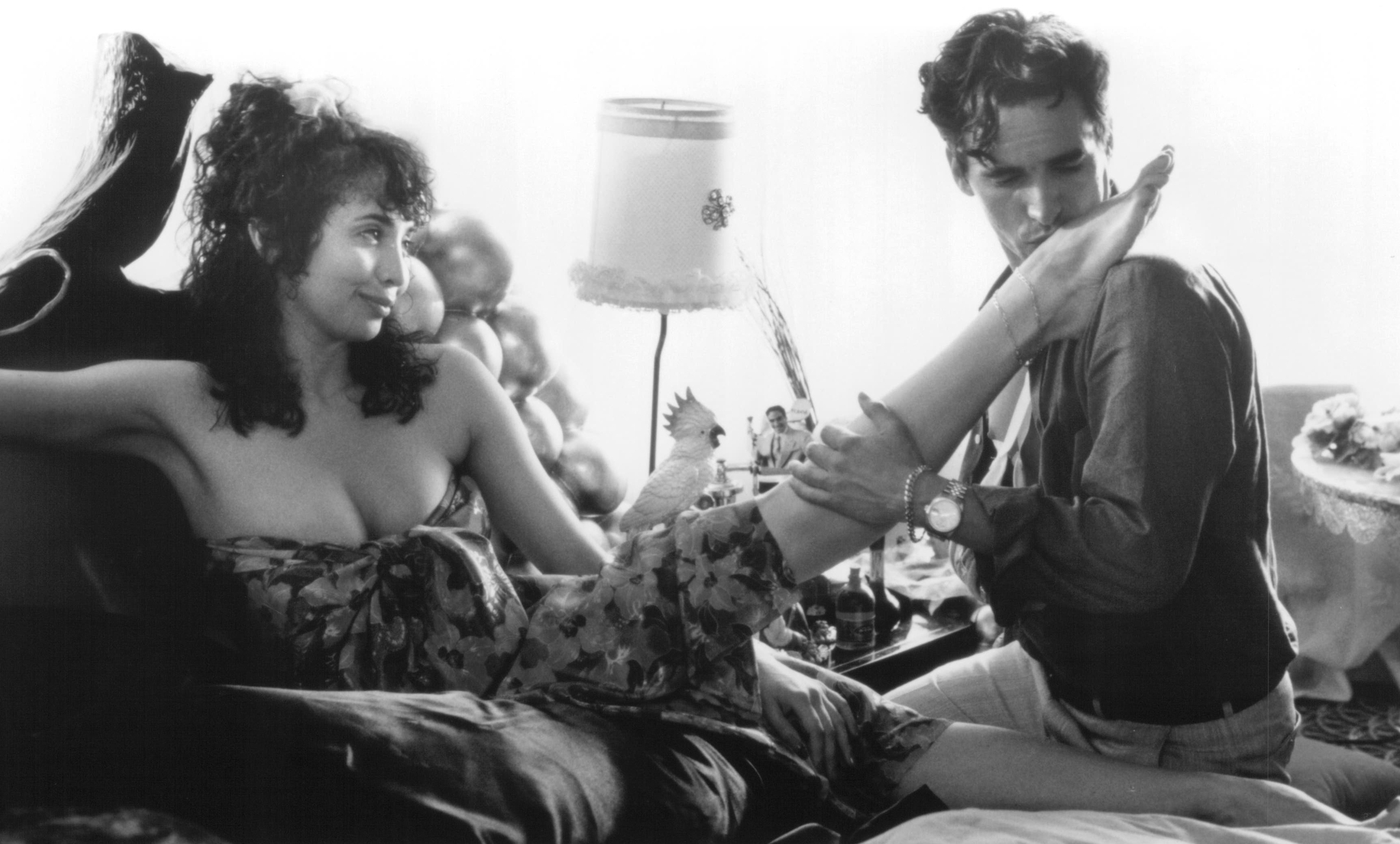Still of Angela Lanza and Diego Wallraff in The Perez Family (1995)